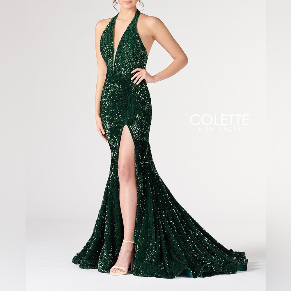Colette Mon Cheri Sequin Gown